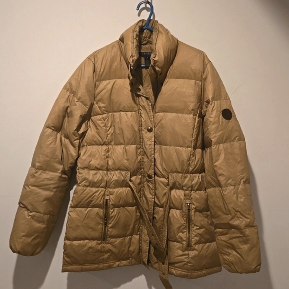 Ralph Lauren Tan Down Winter Coat✨️